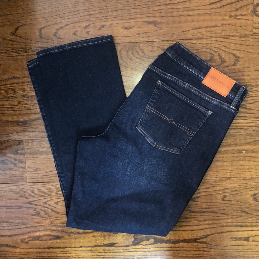 LUCKY BRAND Women’s SWEET Mid-Rise Straight 20x35 Dark Wash Jeans NWT